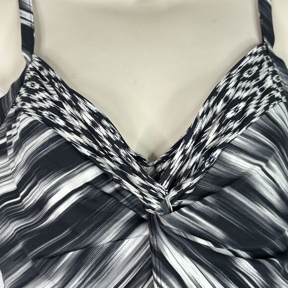 Miraclesuit Tankini Swimsuit Top‎ Womens 10 Love Knot Adjustable Straps Swimwear - Picture 5 of 15